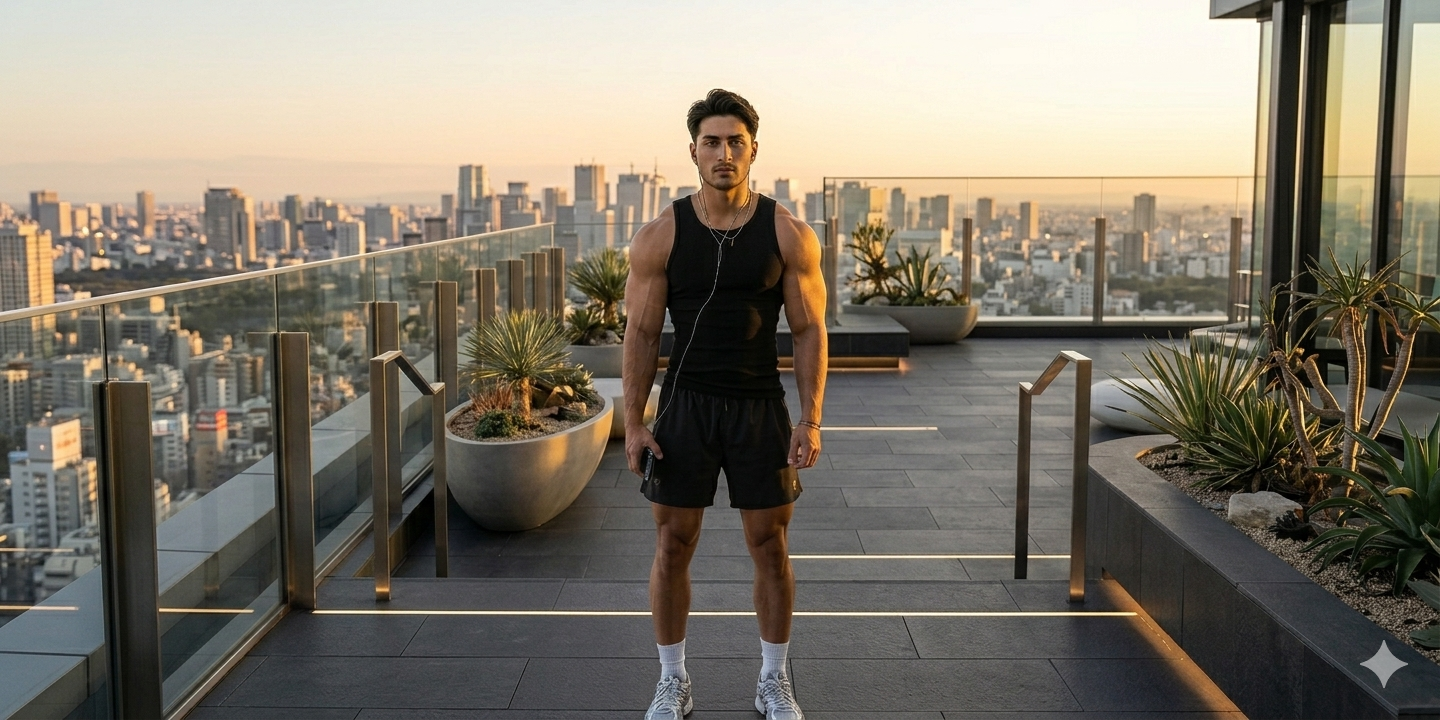 Athlete wearing Velixous activewear