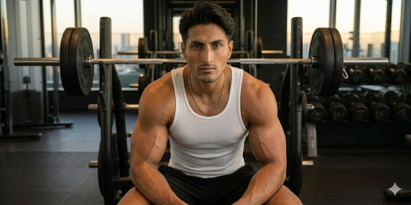Athlete wearing a fitted Velixous tank